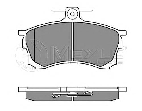 Комплект тормозных колодок, дисковый тормоз MEYLE 23080