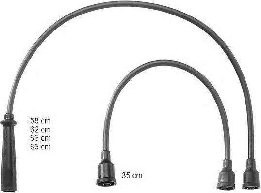 Комплект проводов зажигания BERU ZEF914