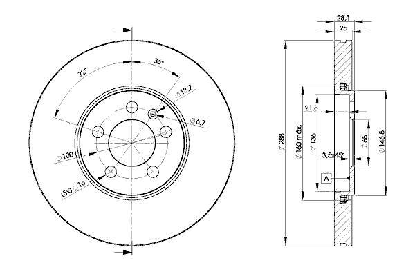 Тормозной диск ICER 78BD5302