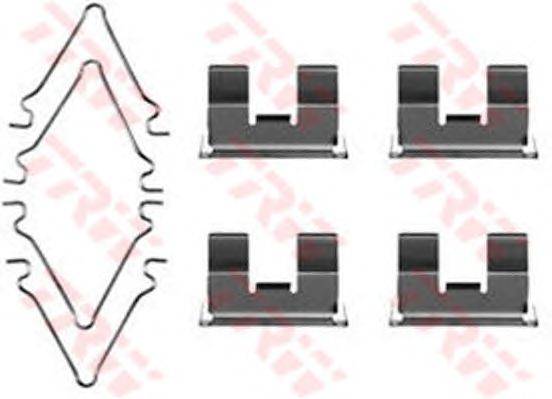 Комплектующие, колодки дискового тормоза TRW PFK217
