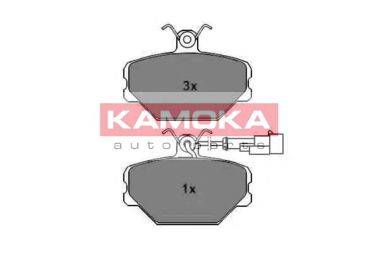 Комплект тормозных колодок, дисковый тормоз KAMOKA 1011048