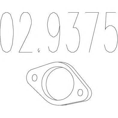 Прокладка, труба выхлопного газа TIMAX 410500