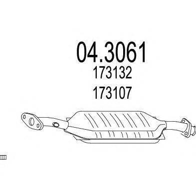 Катализатор MTS 04.3061