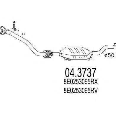 Катализатор MTS 04.3737