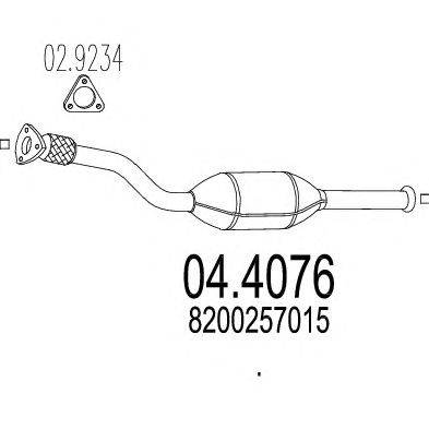 Катализатор MTS 044076