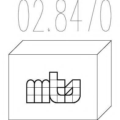 Монтажный комплект, глушитель MTS 02.8470