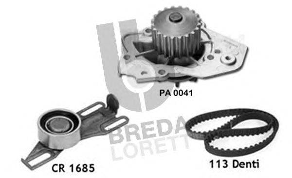 Водяной насос + комплект зубчатого ремня BREDA  LORETT KPA 0113B