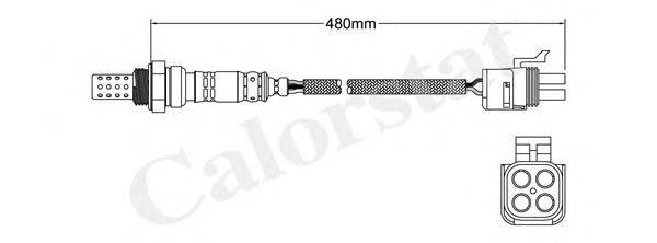 Лямбда-зонд CALORSTAT by Vernet LS140272