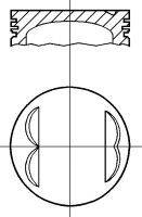 Поршень NÜRAL 87-784200-00