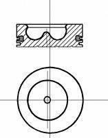 Поршень NÜRAL 87-207800-30