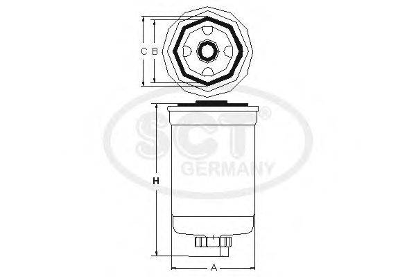 Топливный фильтр SCT Germany ST 6035