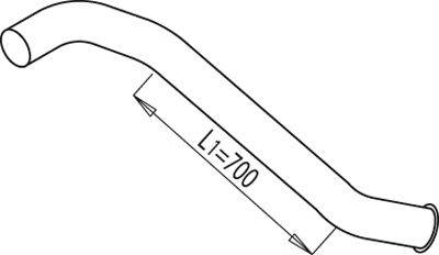 Труба выхлопного газа SCANIA 1114157