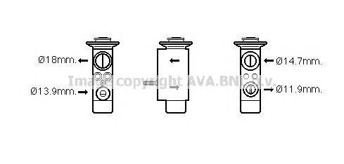 Расширительный клапан, кондиционер AVA QUALITY COOLING BW1441