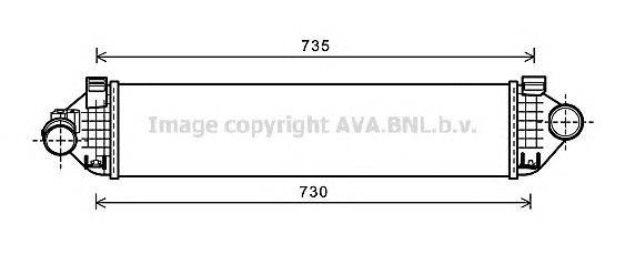 Интеркулер AVA QUALITY COOLING FD4474