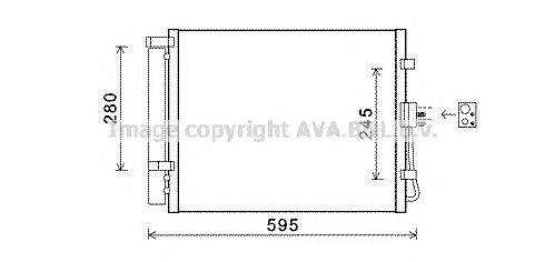 Конденсатор, кондиционер AVA QUALITY COOLING KAA5150