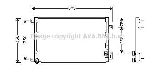 Конденсатор, кондиционер AVA QUALITY COOLING LC5071