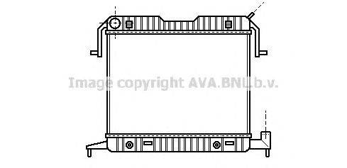 Радиатор, охлаждение двигателя AVA QUALITY COOLING OLA2086