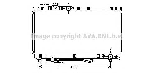 Радиатор, охлаждение двигателя AVA QUALITY COOLING TO2304