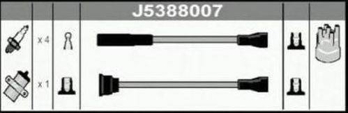 Комплект проводов зажигания NIPPARTS J5388007