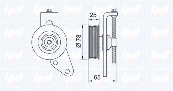 Натяжной ролик, поликлиновой  ремень IPD 153333