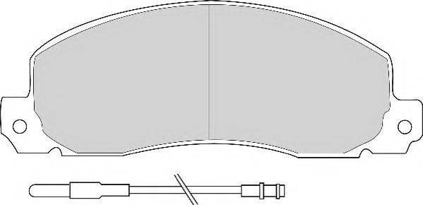 Комплект тормозных колодок, дисковый тормоз ABEX AVR110