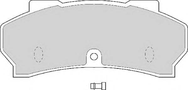 Комплект тормозных колодок, дисковый тормоз ABEX AVR142