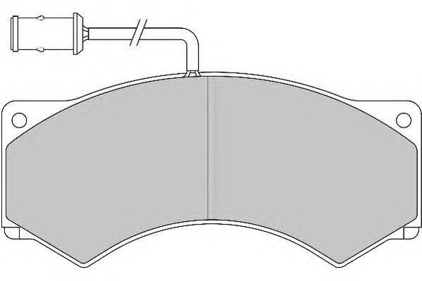 Комплект тормозных колодок, дисковый тормоз ABEX G6268