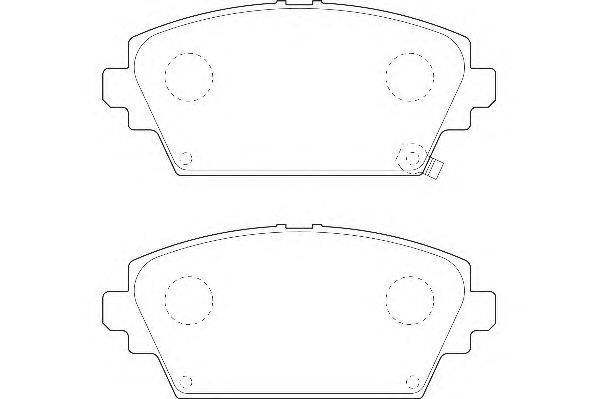 Комплект тормозных колодок, дисковый тормоз DURON DBP261439