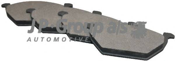 Комплект тормозных колодок, дисковый тормоз JP GROUP 1163600910