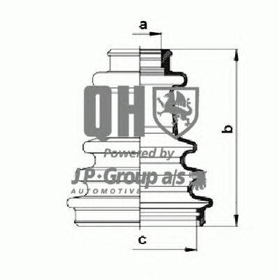 Комплект пылника, приводной вал JP GROUP QJB112