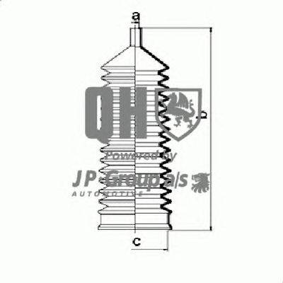 Комплект пылника, рулевое управление JP GROUP QG1340