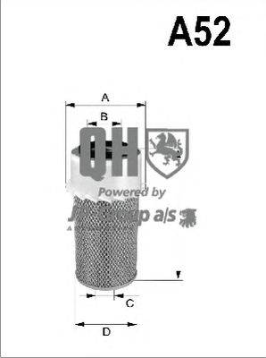 Воздушный фильтр JP GROUP QFA0075