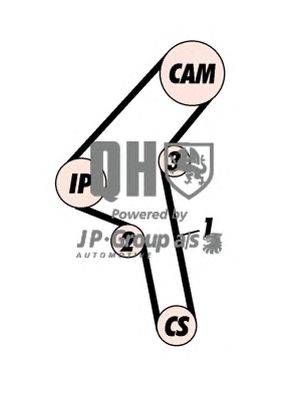 Комплект ремня ГРМ JP GROUP QBK388