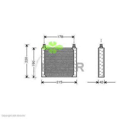 масляный радиатор, двигательное масло KAGER 31-3808