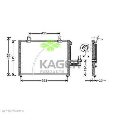 Конденсатор, кондиционер KAGER 94-5892