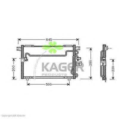 Конденсатор, кондиционер KAGER 94-6026