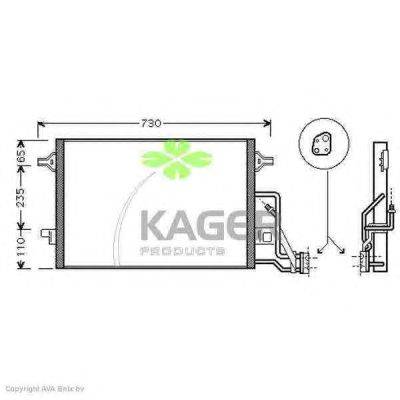 Конденсатор, кондиционер KAGER 94-6185