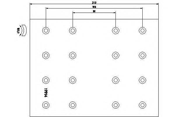 Тормозные колодки, барабанный тормоз DON DF391