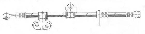 Тормозной шланг KAWE 511451