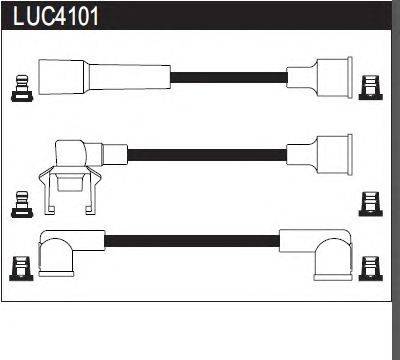 Комплект проводов зажигания LUCAS ELECTRICAL LUC4101