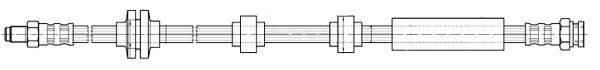 Тормозной шланг KAWE 511415