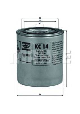Топливный фильтр MAHLE ORIGINAL KC14