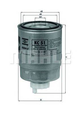Топливный фильтр MAHLE ORIGINAL KC51