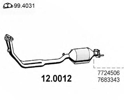 Катализатор ASSO 120012