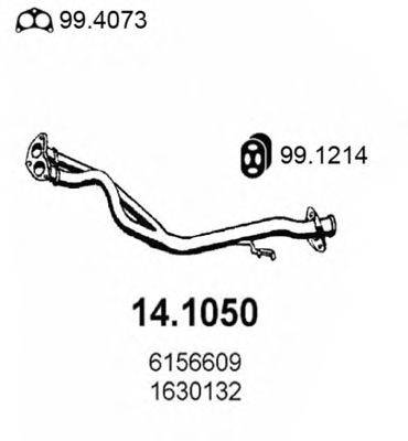 Труба выхлопного газа ASSO 14.1050