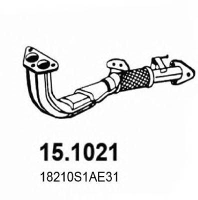Труба выхлопного газа ASSO 15.1021