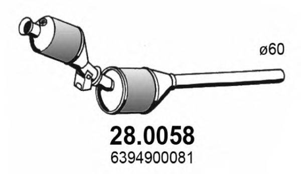 Катализатор ASSO 280058
