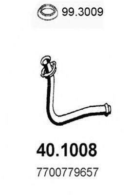 Труба выхлопного газа ASSO 40.1008