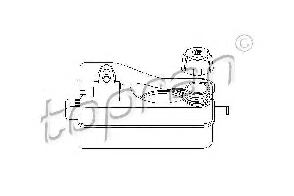 Компенсационный бак, охлаждающая жидкость TOPRAN 700 428