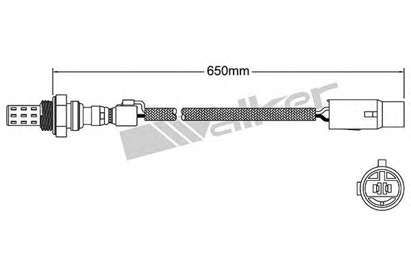 Лямбда-зонд WALKER PRODUCTS 250-22002